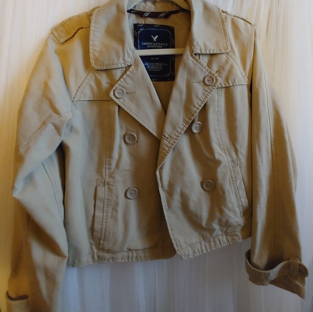 American Eagle Outfitters Khaki Jacket